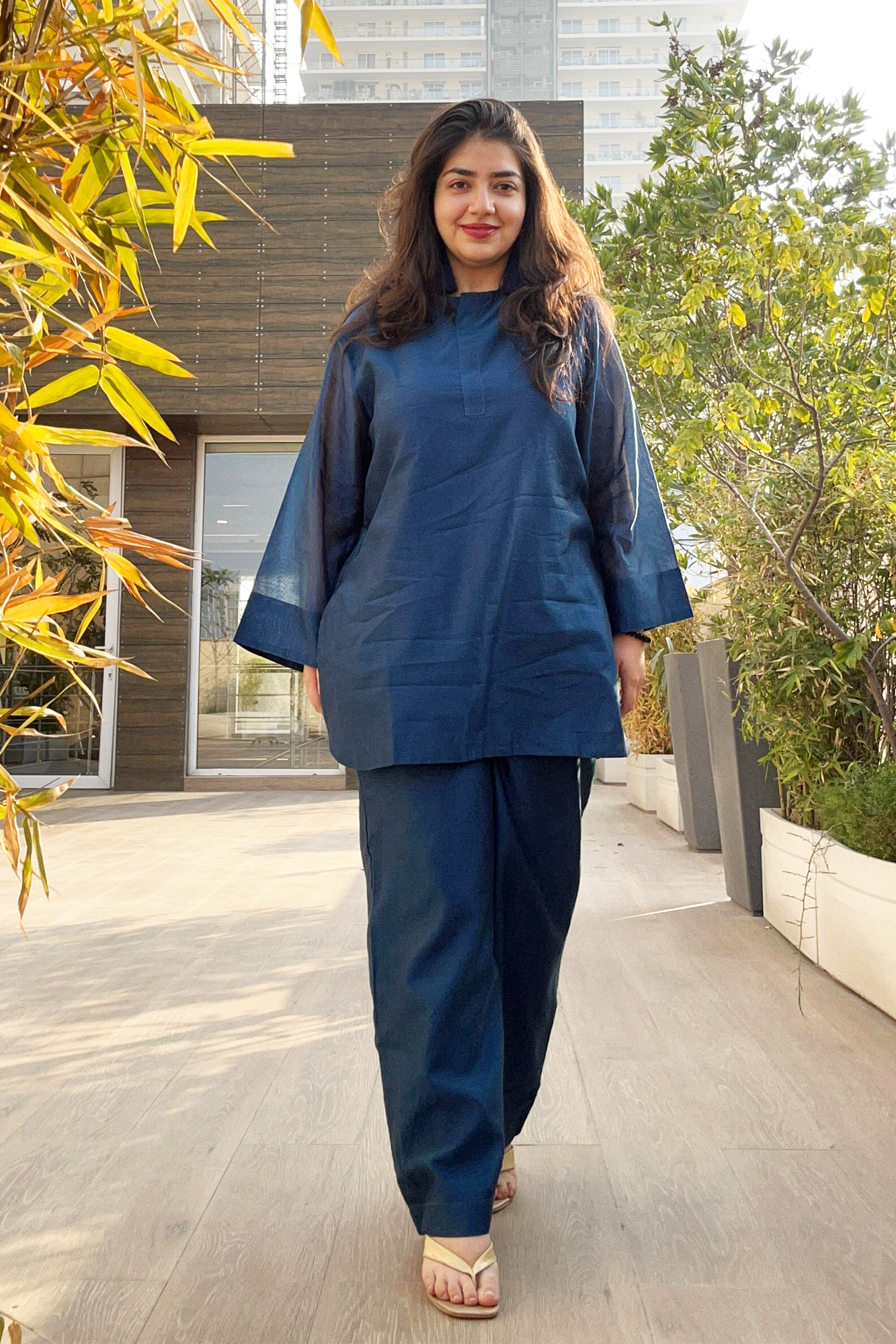 Ziva Blue Co-ord Set