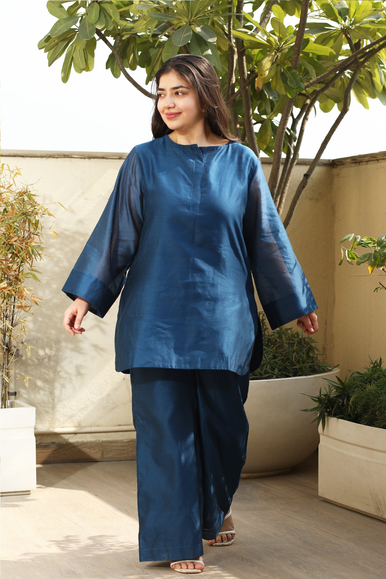 Ziva Blue Co-ord Set