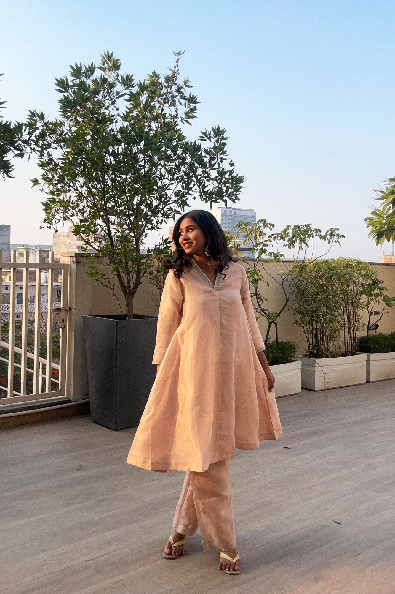 Mira Rose Pink Kurta Set