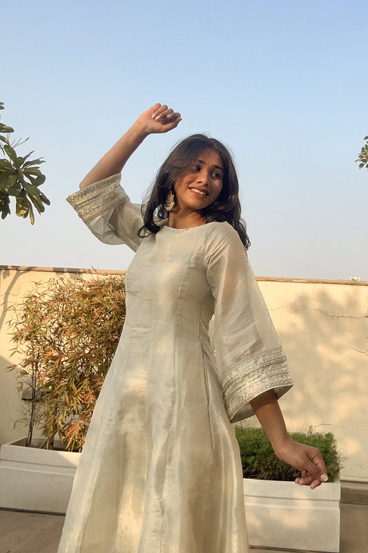Tara Silver Anarkali