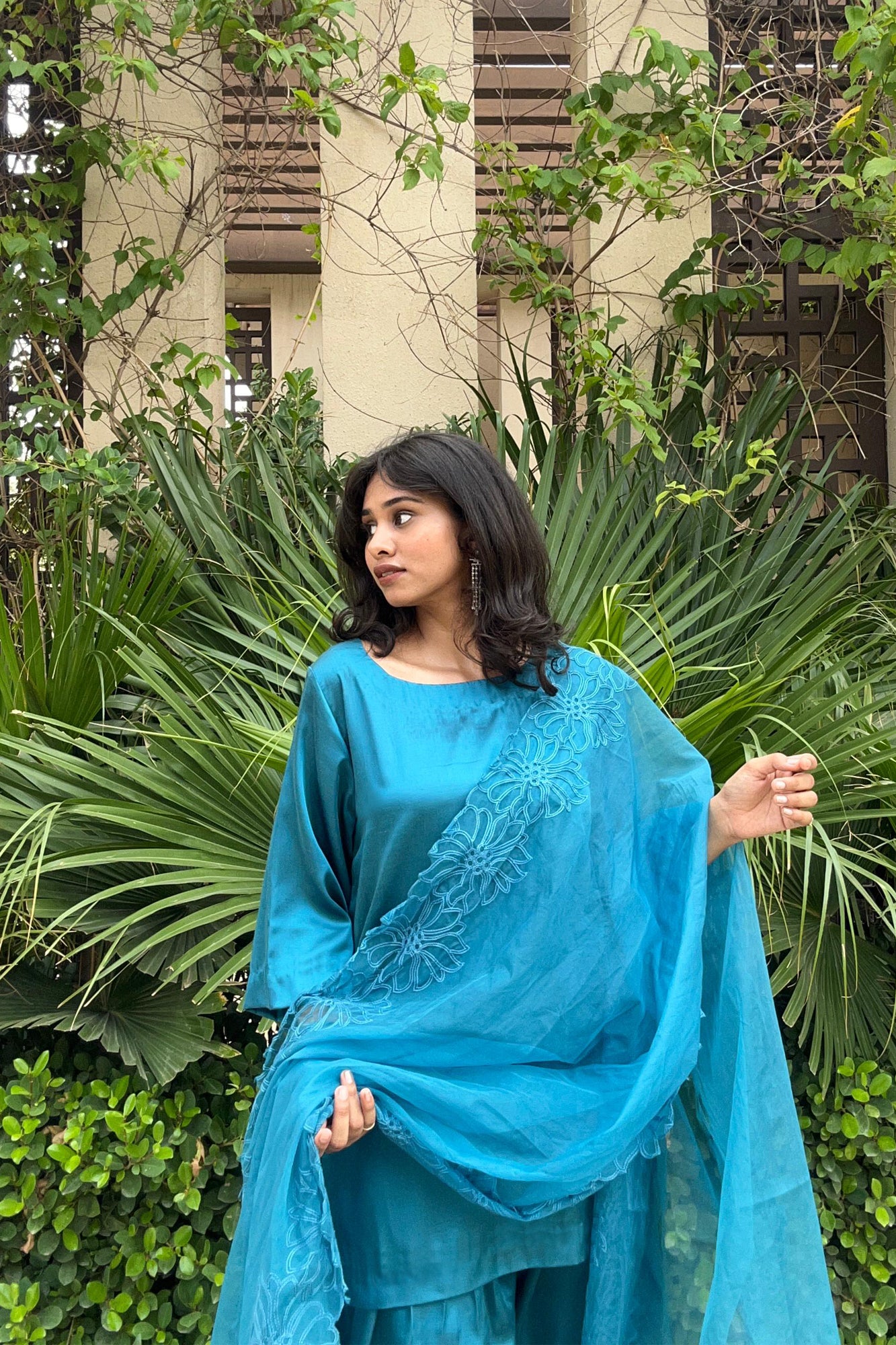 Sama Farshi Set - Blue
