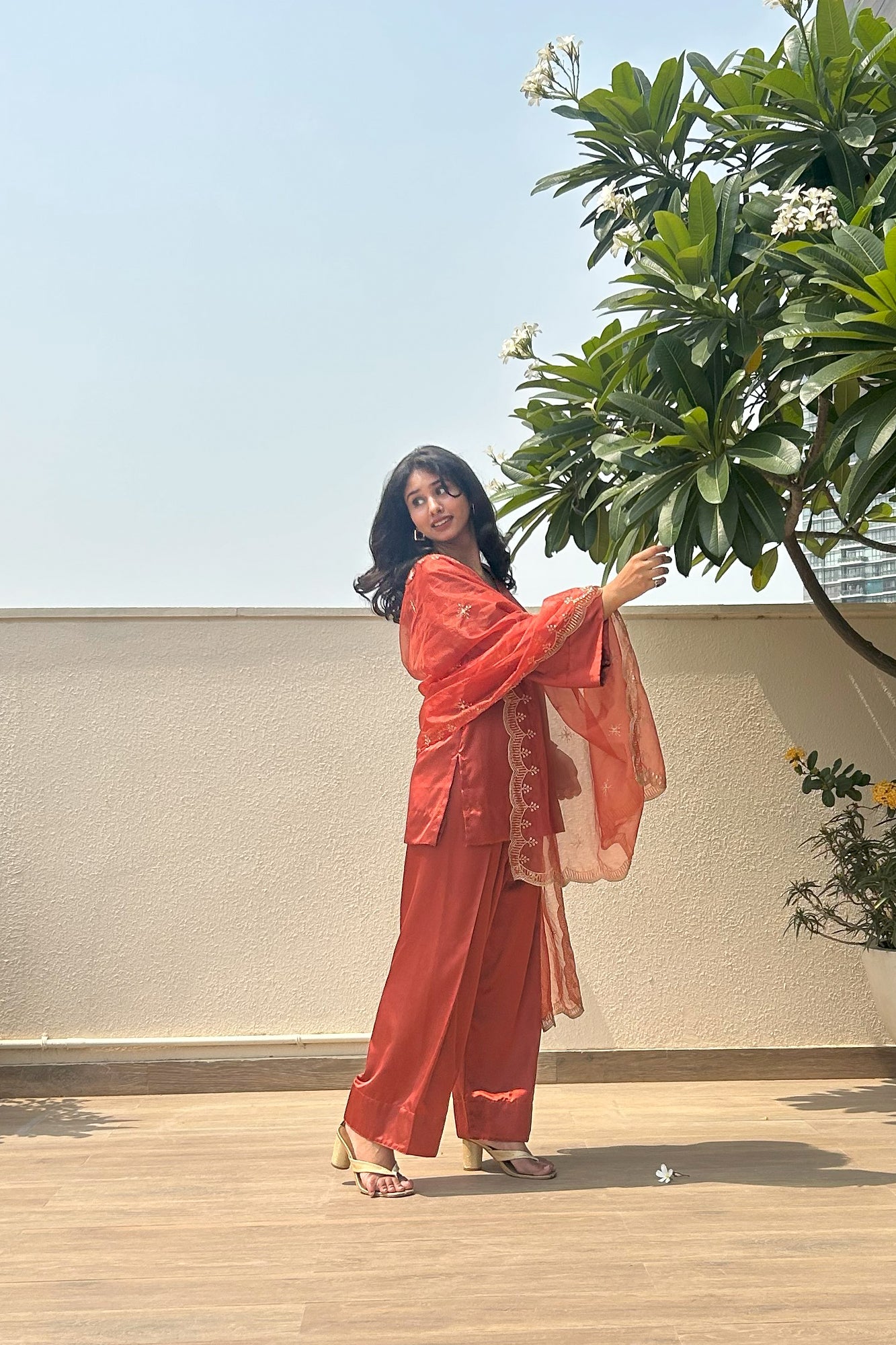 Gulnaar Farshi Set - Rust